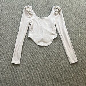 Free People Willow Corset Cropped Top Size Small